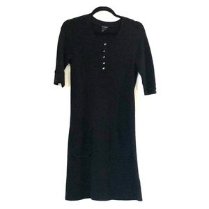 Club Monaco Black Sweater Dress Size M